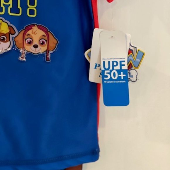 NWT Nickelodeon Paw Patrol 2 pc boys bathing suit set siz e6 - Picture 4 of 7